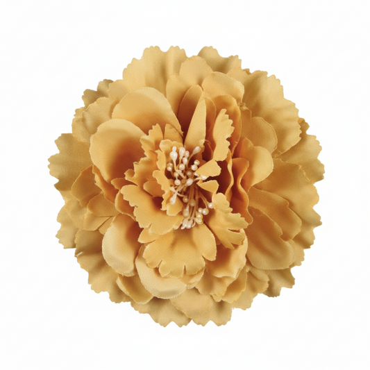 Golden Mustard Bloom Hair Clip