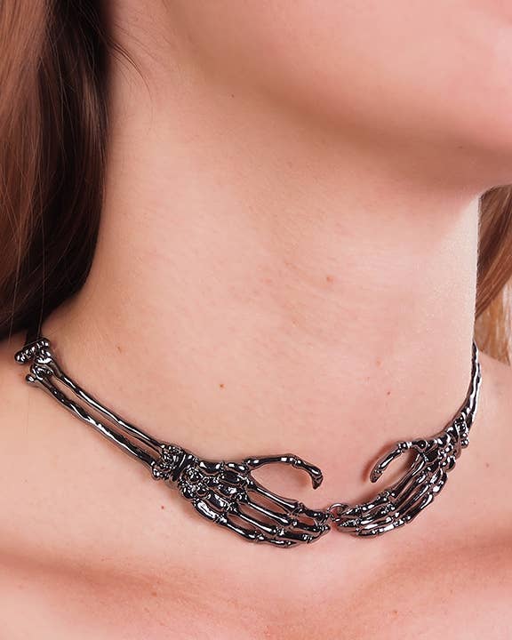Skeleton Hands Chocker