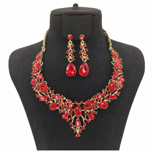 Oblong Shape Big Chunky Jewlery Set