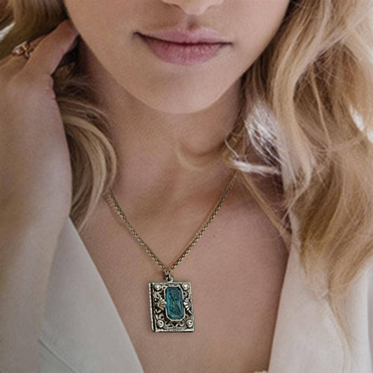 Intaglio Cameo Book Locket