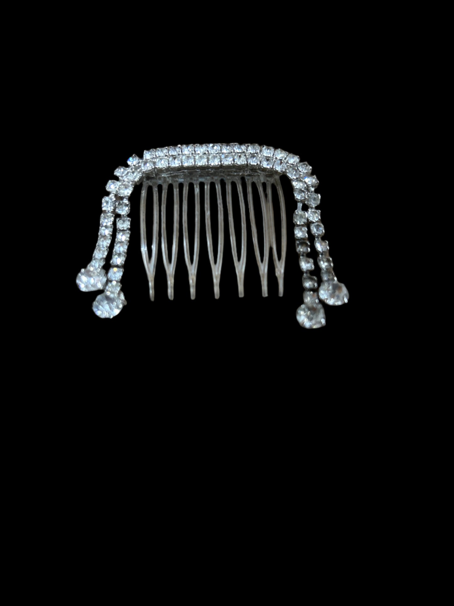 Rhinestone Dangle Hair Clip