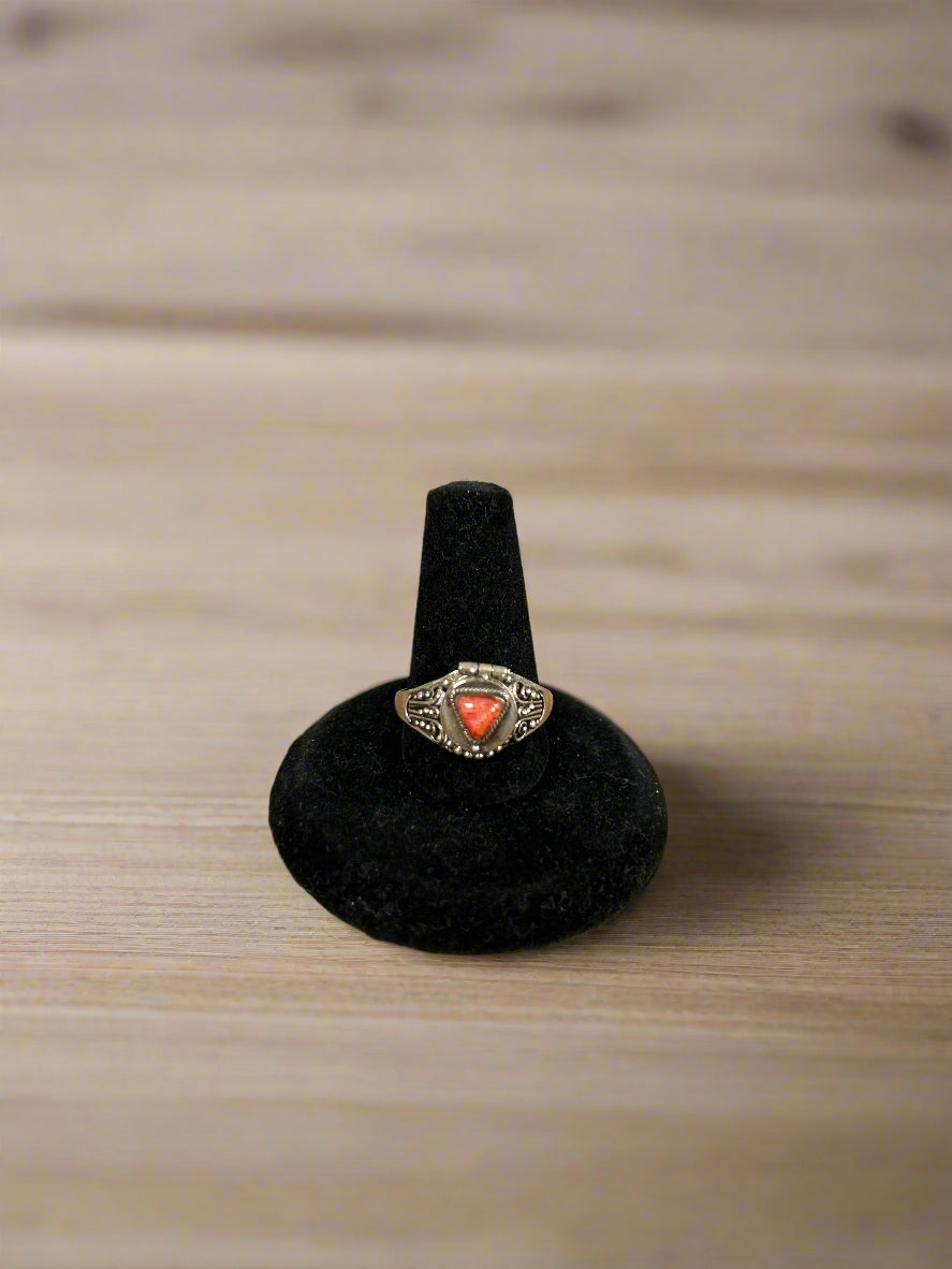 SS Coral Stone Potion Ring