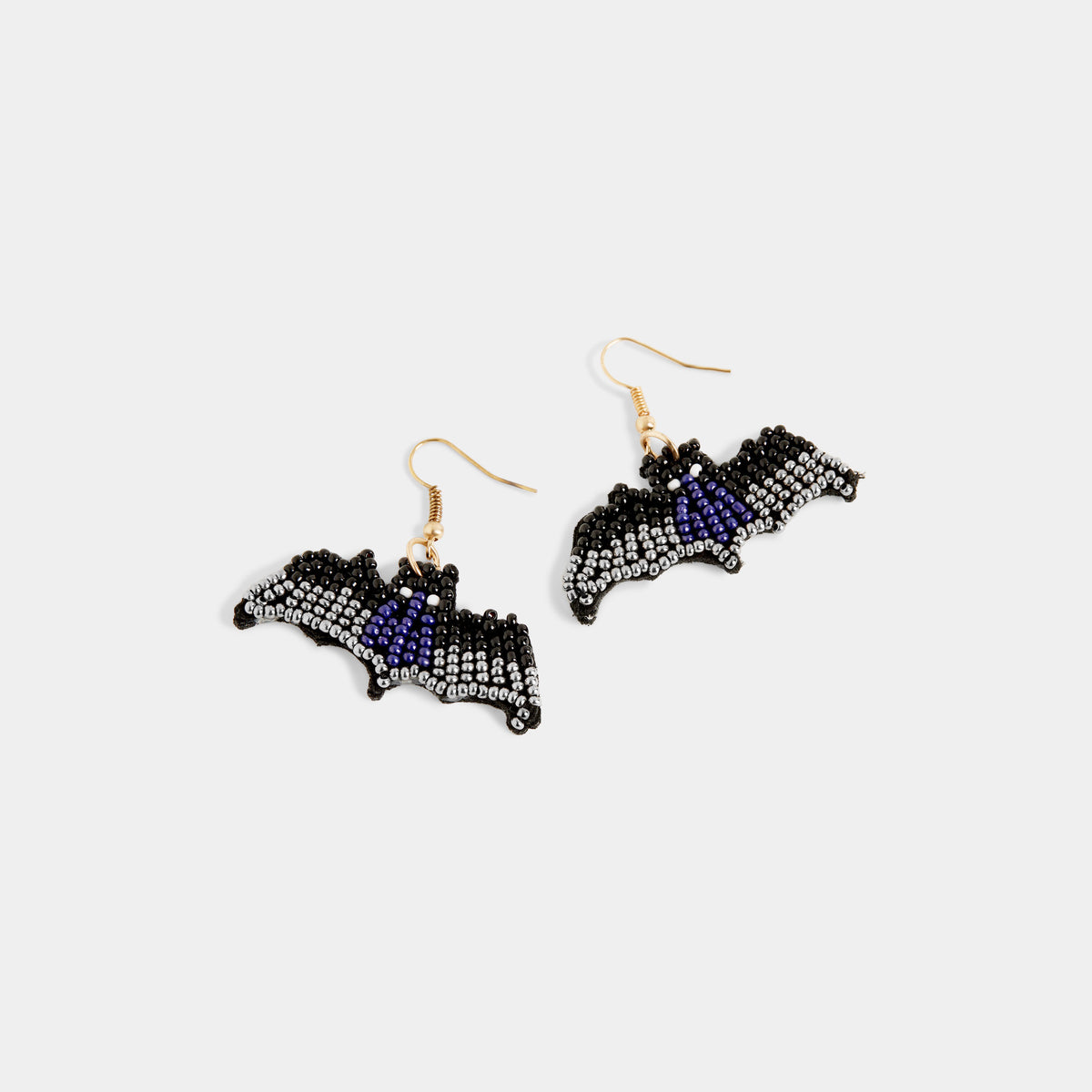 Beaded Bat Earrings