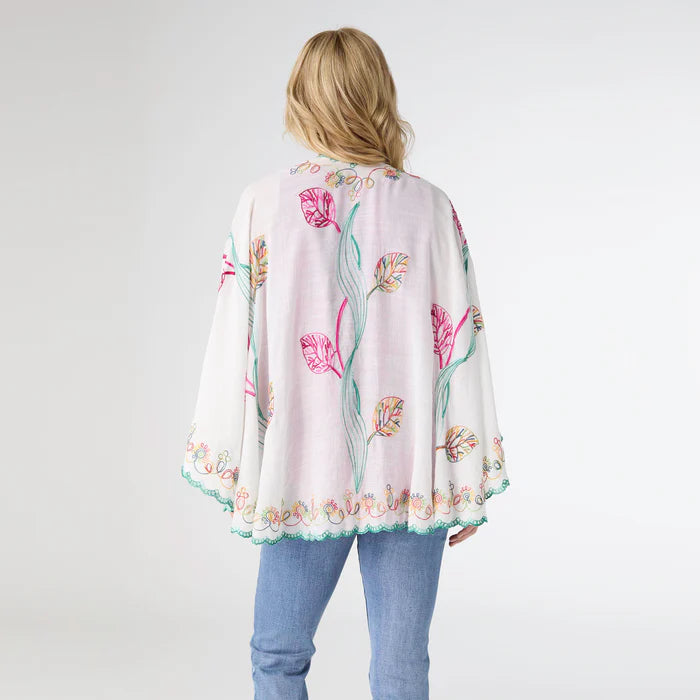 Jovie Wrap with Embroidery