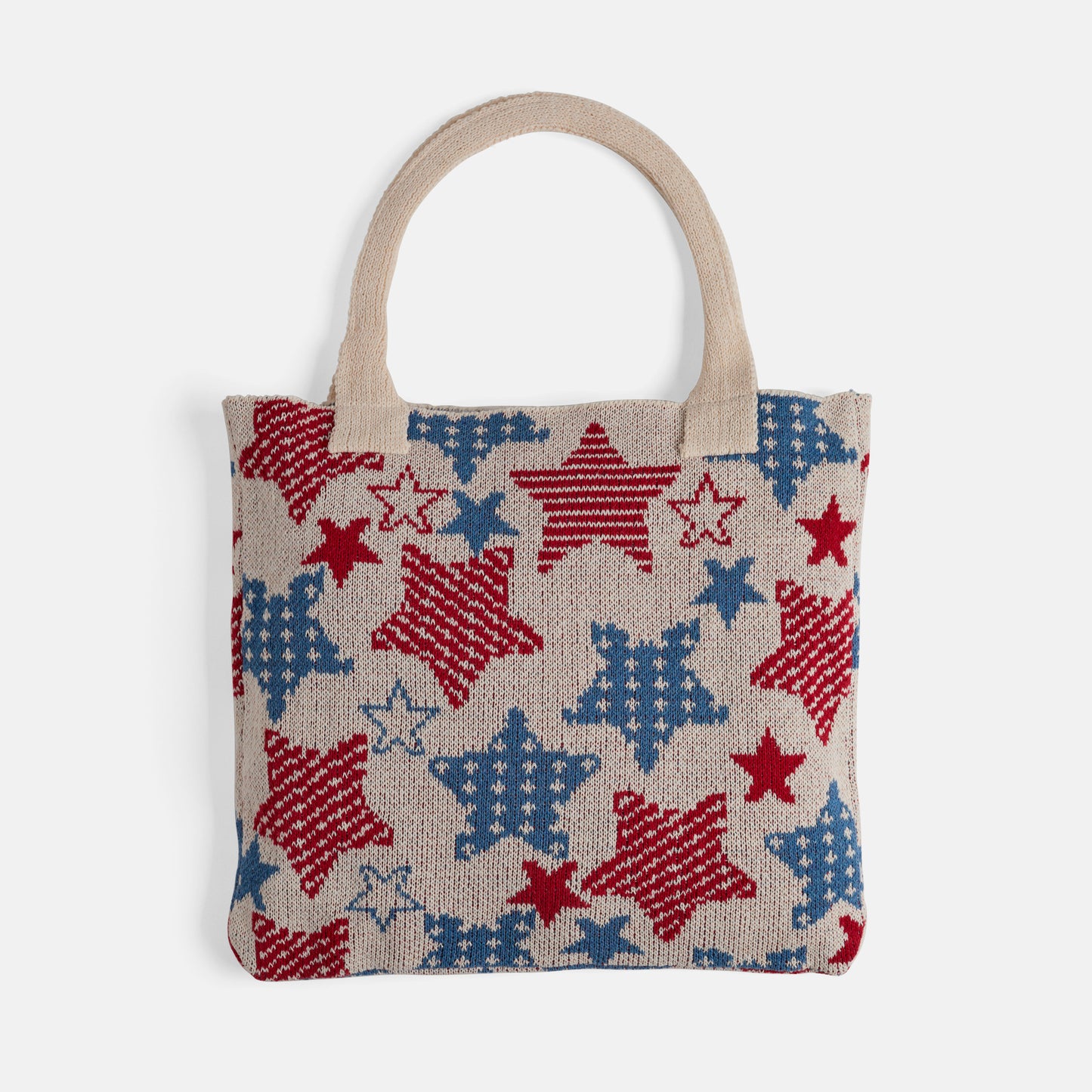 Stars Knitted Tote