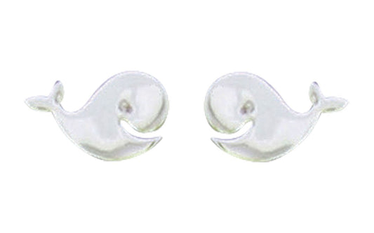 Baby Whale Stud Earrings