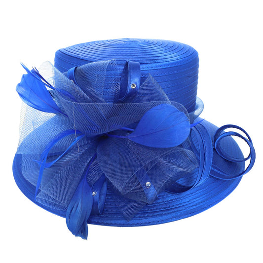 Royal Sapphire Statement Hat