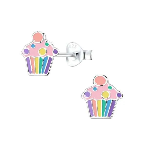 Cupcake Post Earrings