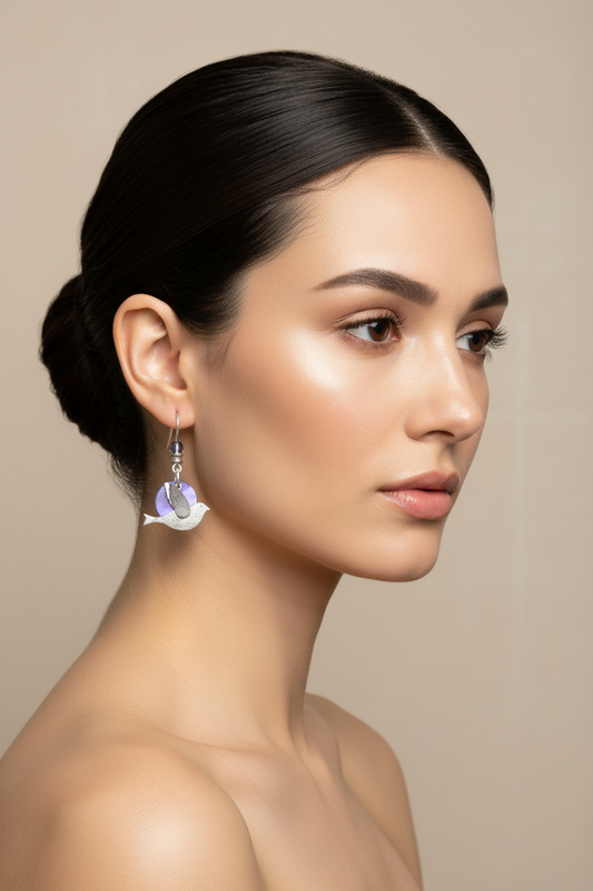 Dainty Doves Earrings