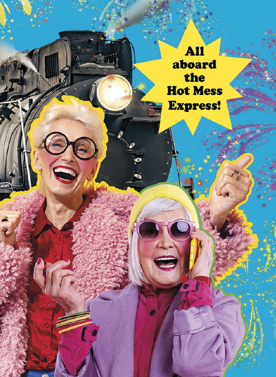 All Aboard The Hot Mess Express | Magnet