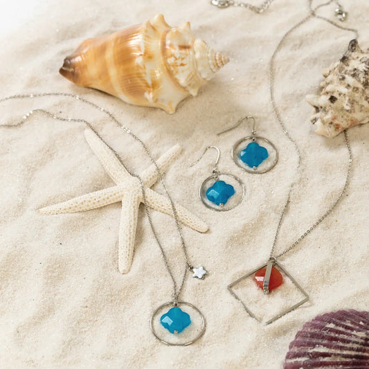 Genuine Stone Earrings