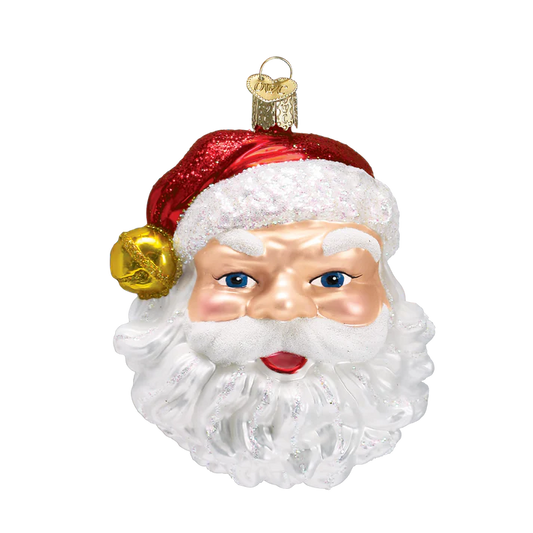 Jingle Bell Santa Ornament