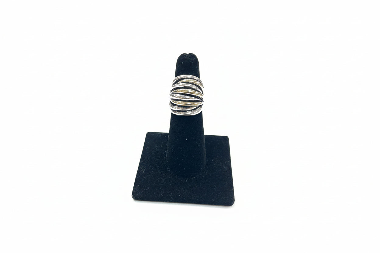 Multi-Band Textured Ring