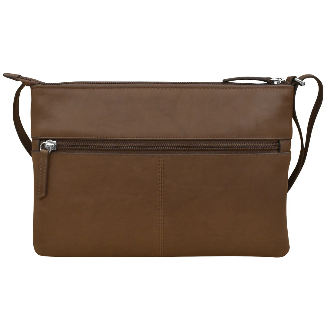 Double Zip Crossbody Bag