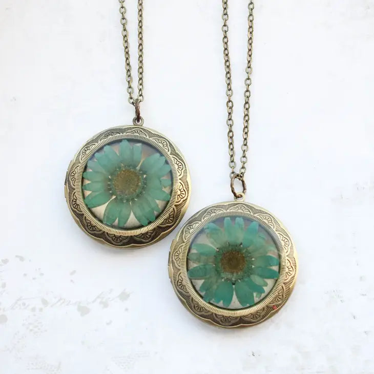 Pressed Flower Locket