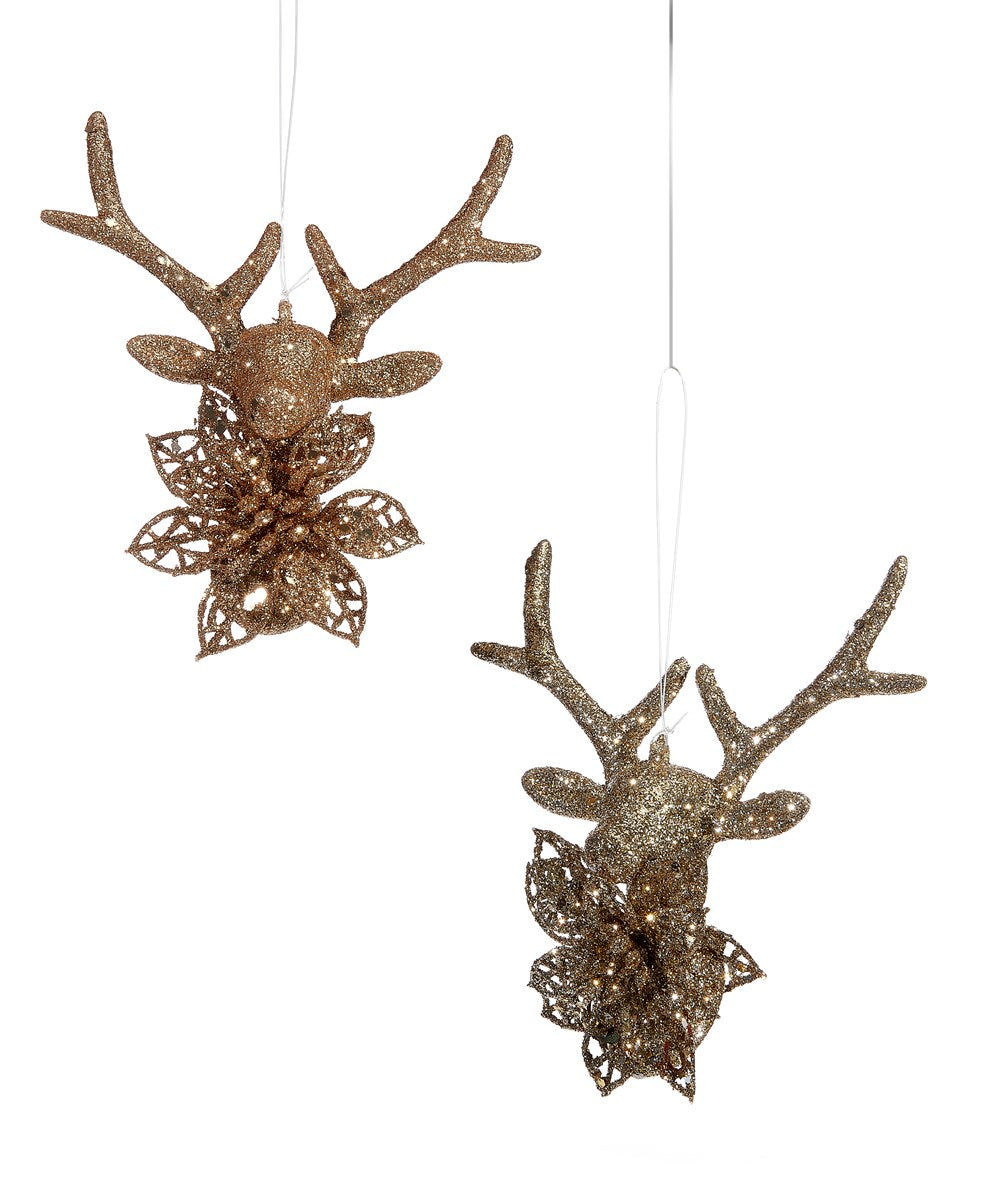Reindeer Head Ornament