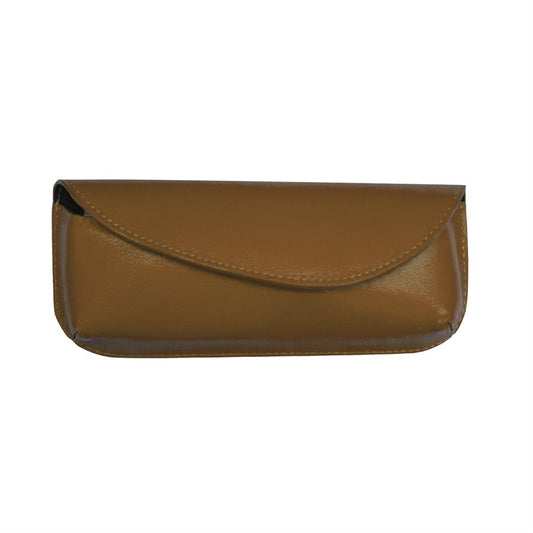 Genuine Leather Eyeglass Case with Magnetic Closure