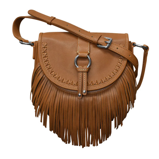 Western Frindge Half Moon Crossbody
