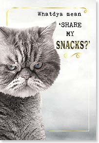 Whatdya Mean Share My Snacks Magnet