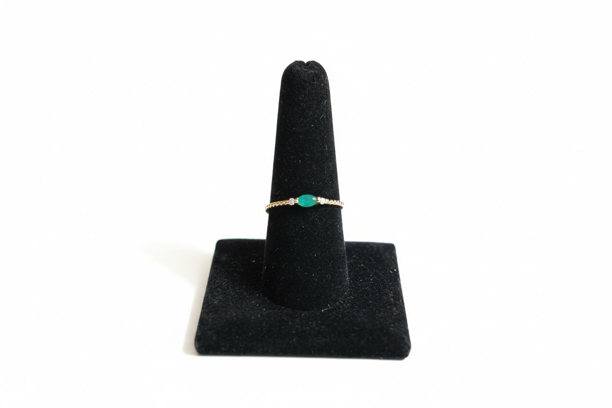 Delicate Jade Ring