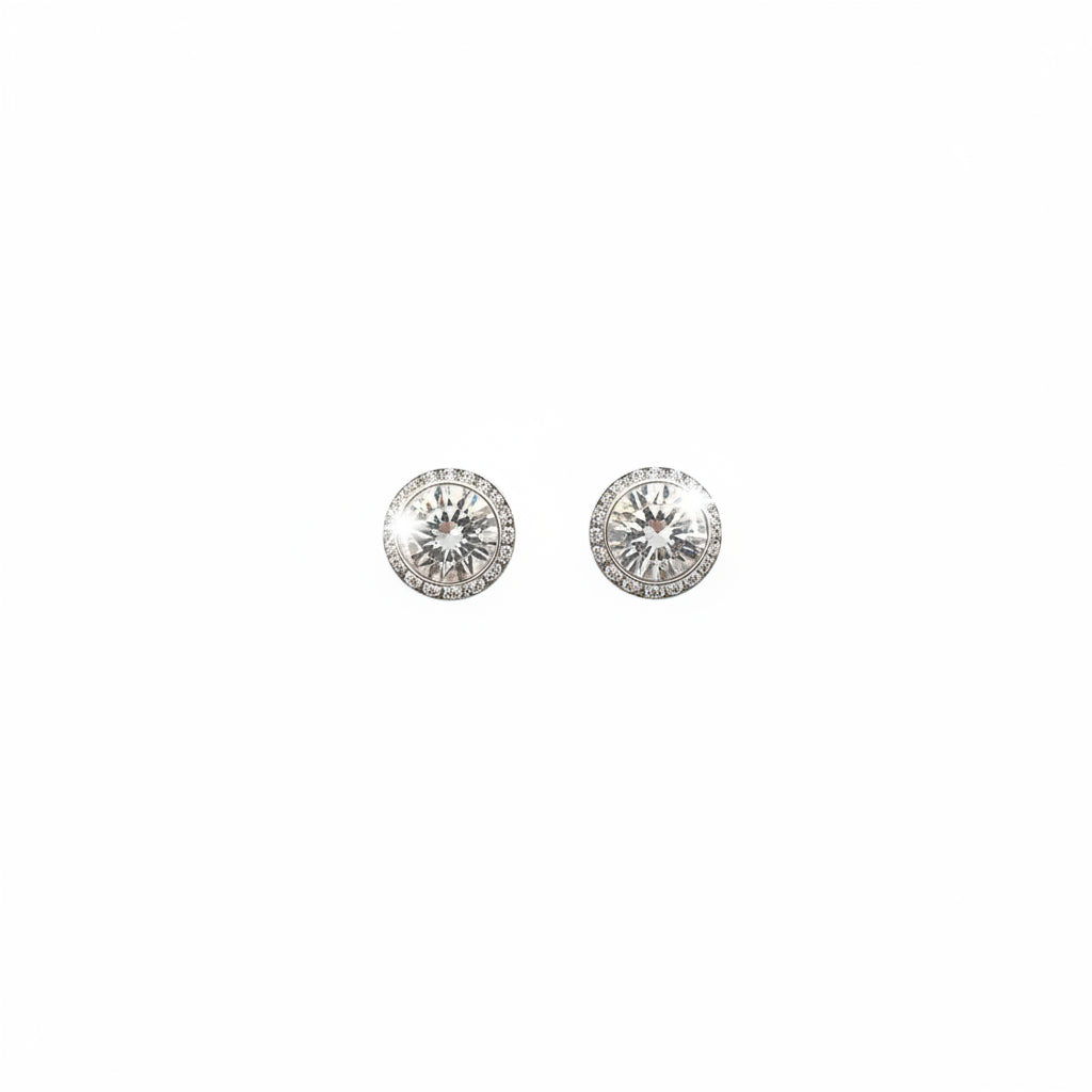 Birthstone Earrings- Crystal April