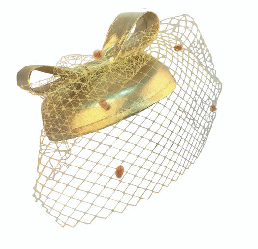 Golden Hour Veil Fascinator