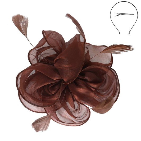 Mocha Muse Fascinator