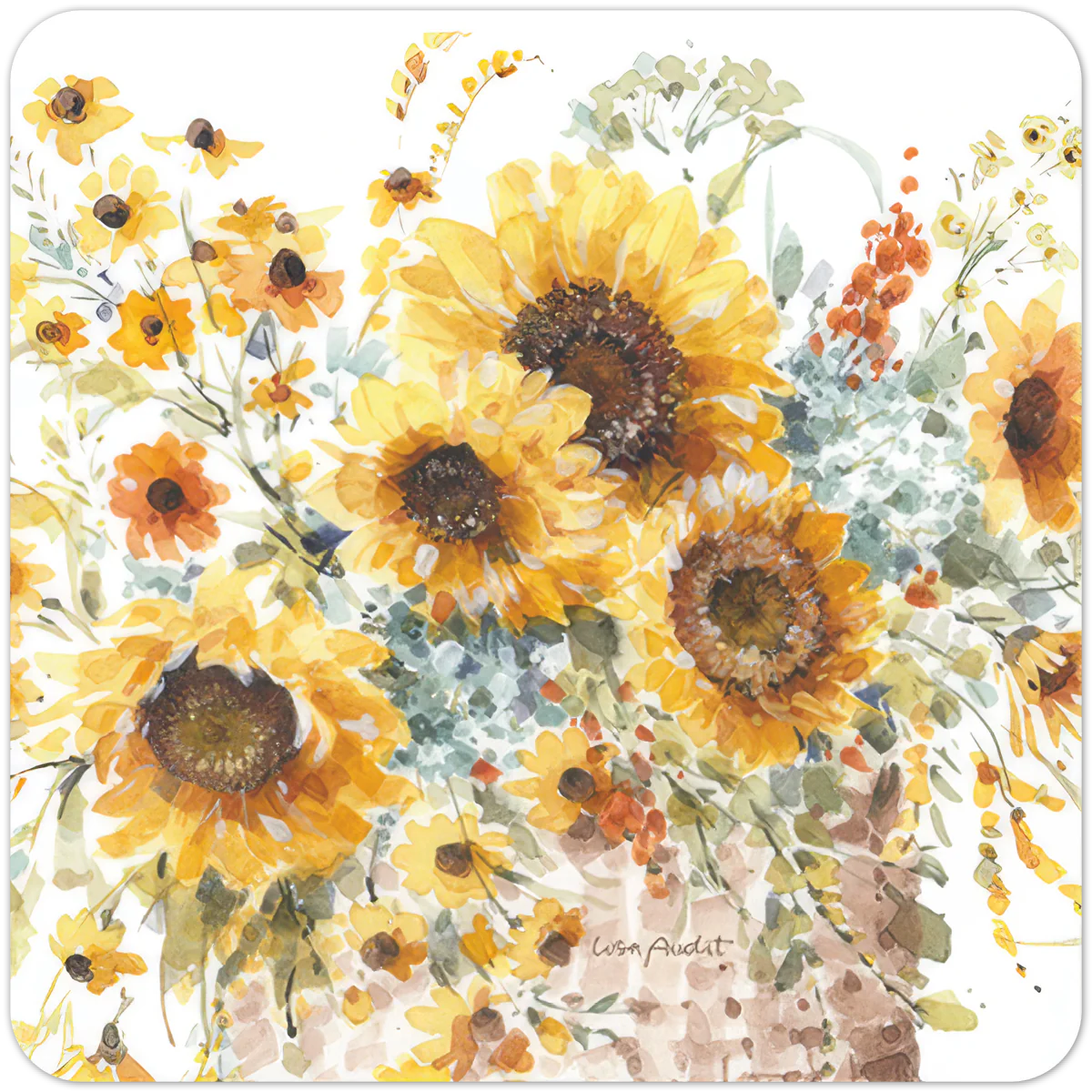 Sunflower Bouquet Coaster