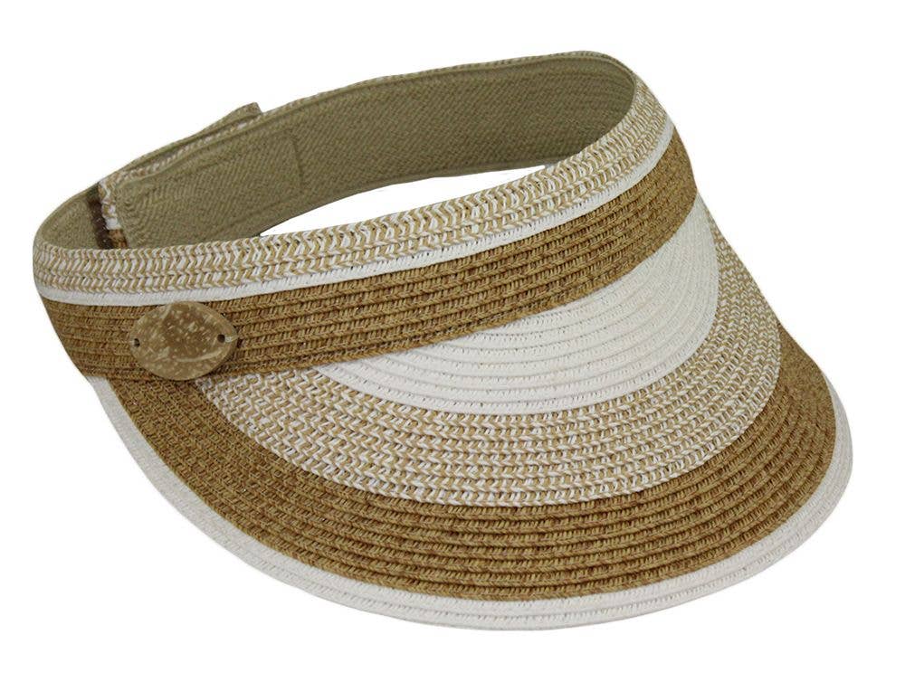 Paper Stripe Visor Hat | UPF 50+