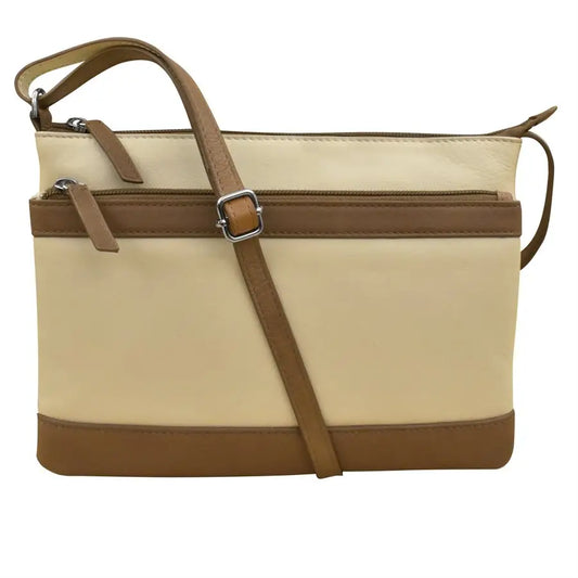 Double Zip Crossbody Bag