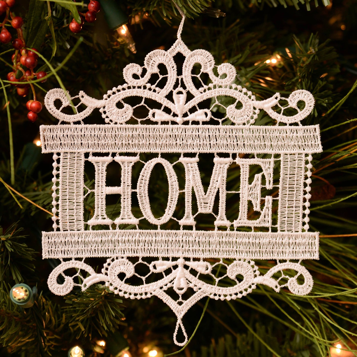 Home Macramè Lace Christmas Ornament