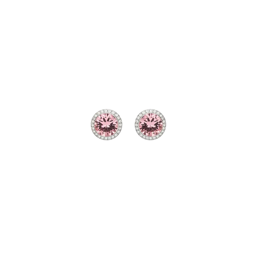 Birthstone Earrings- Rose October