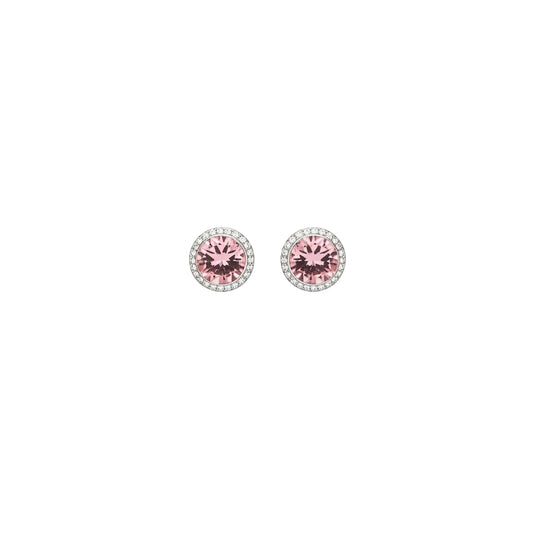 Birthstone Earrings- Rose October
