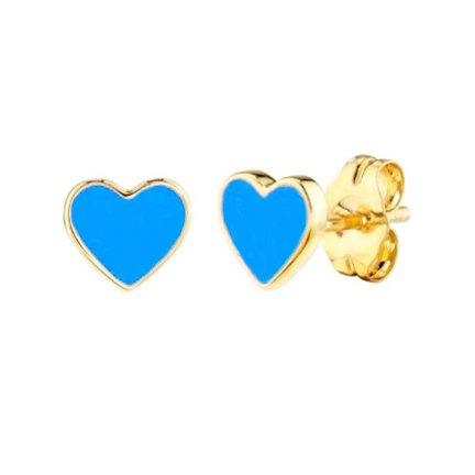 Heart Stud Earrings