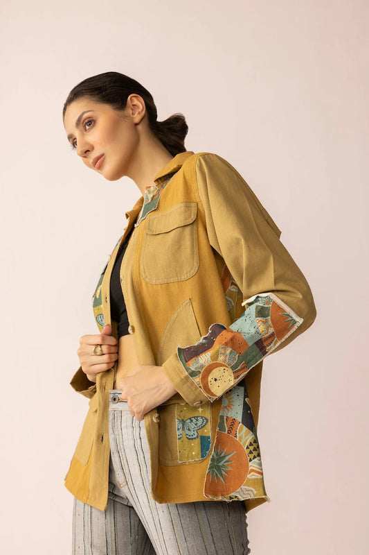 Rancher's Keepsake Shacket in Rodeo Clay