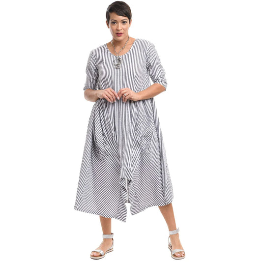 Lexi Dress in Murphy Seersucker Stripe