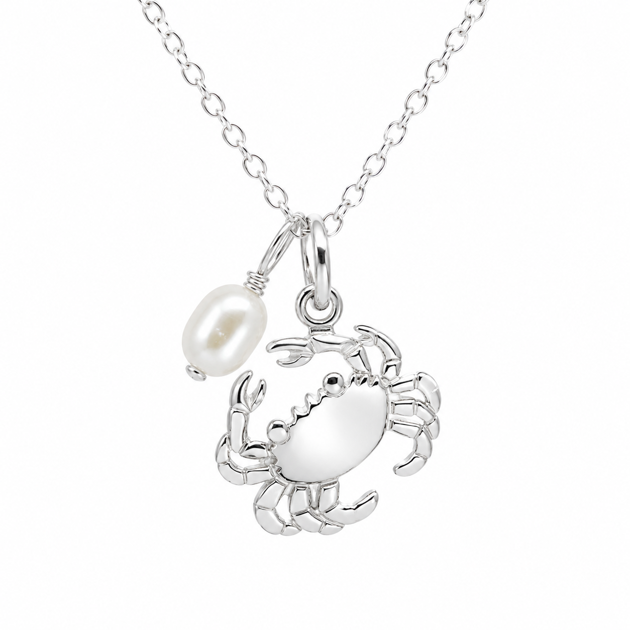 Sunshine and Saltwater Crab Necklace