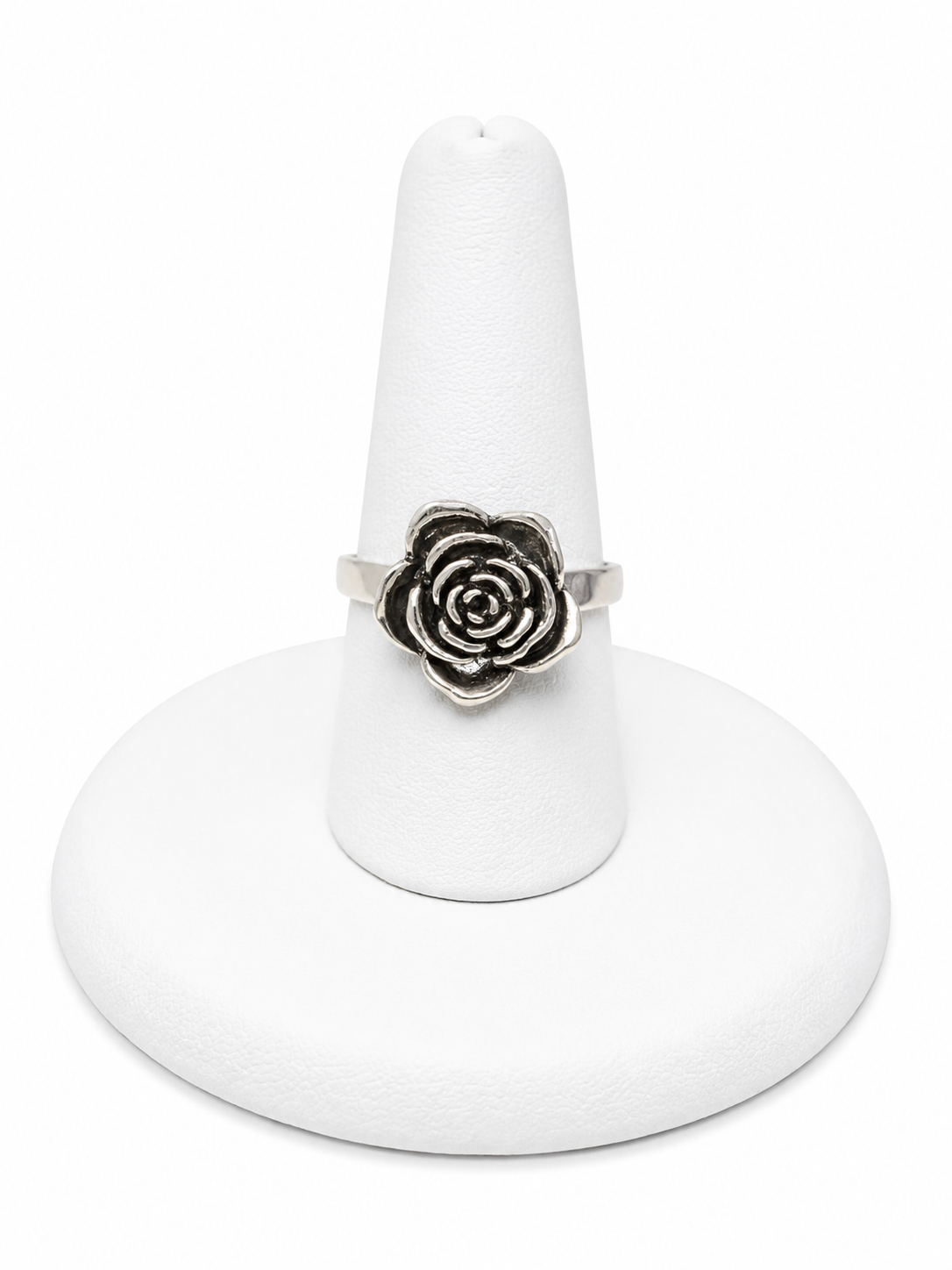 Sterling Silver Rose Ring