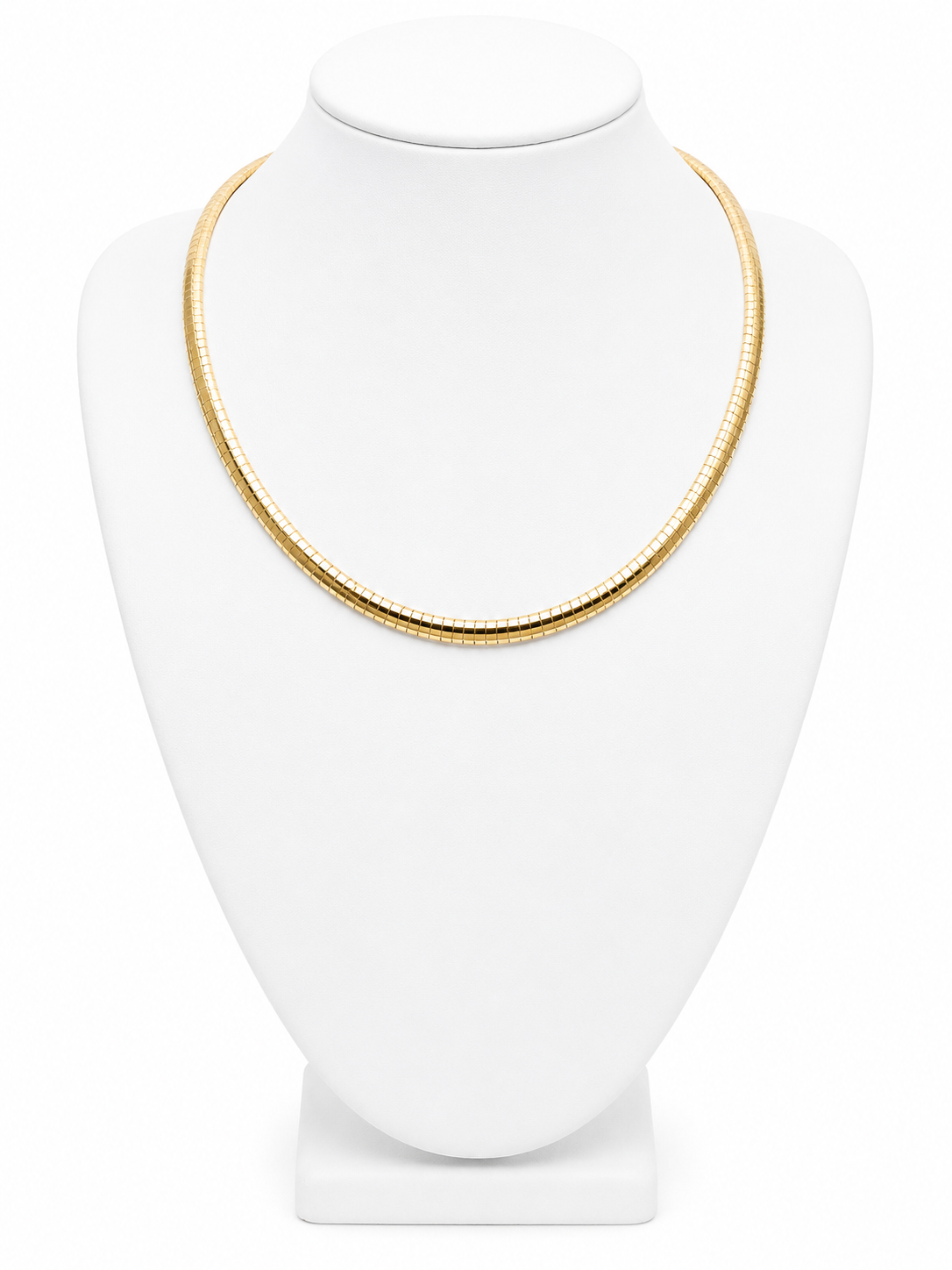 18" Gold-Tone Omega Chain Necklace