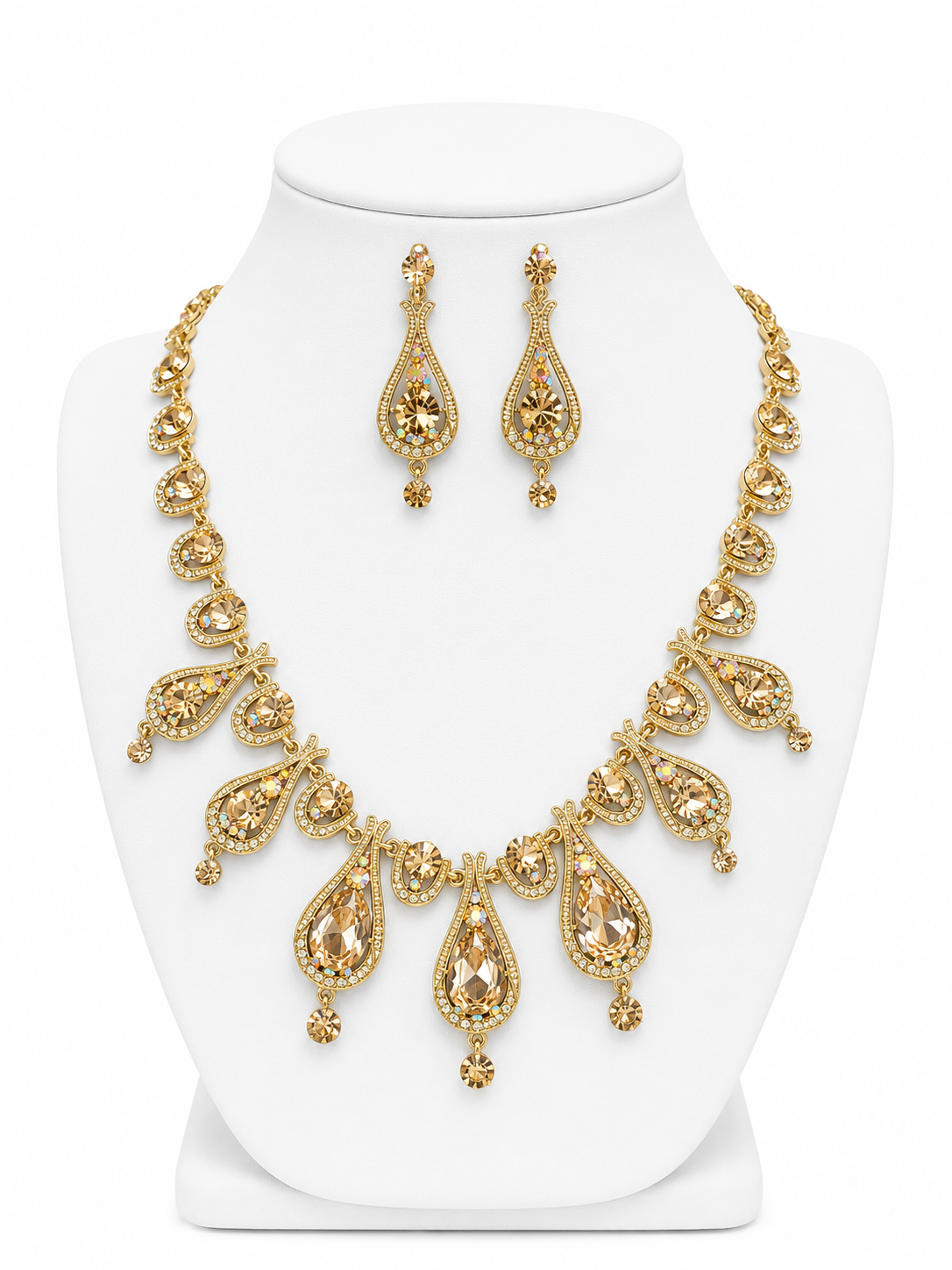 Gold Teardrop Necklace