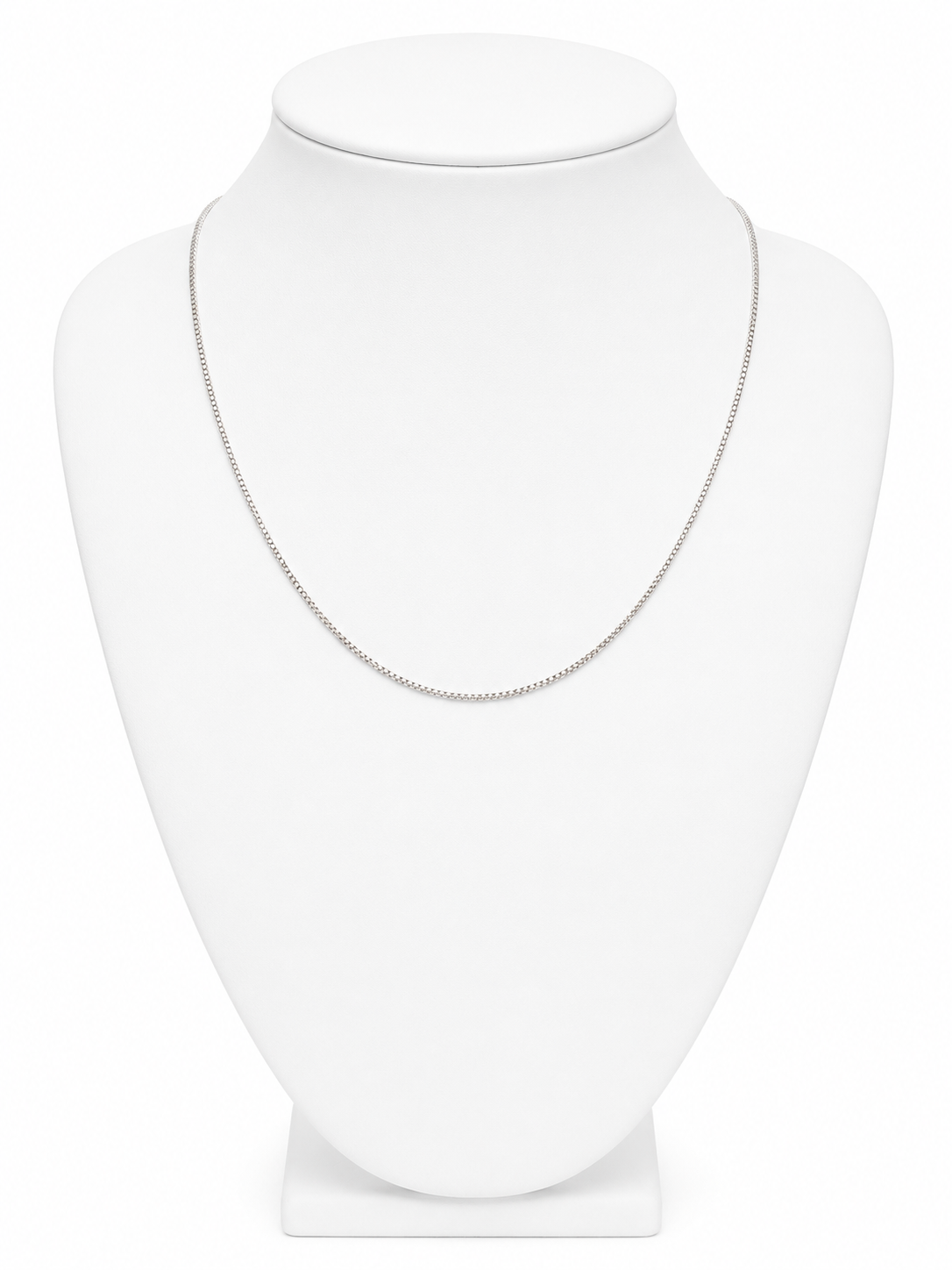 Sterling Silver 16" Box Chain Necklace