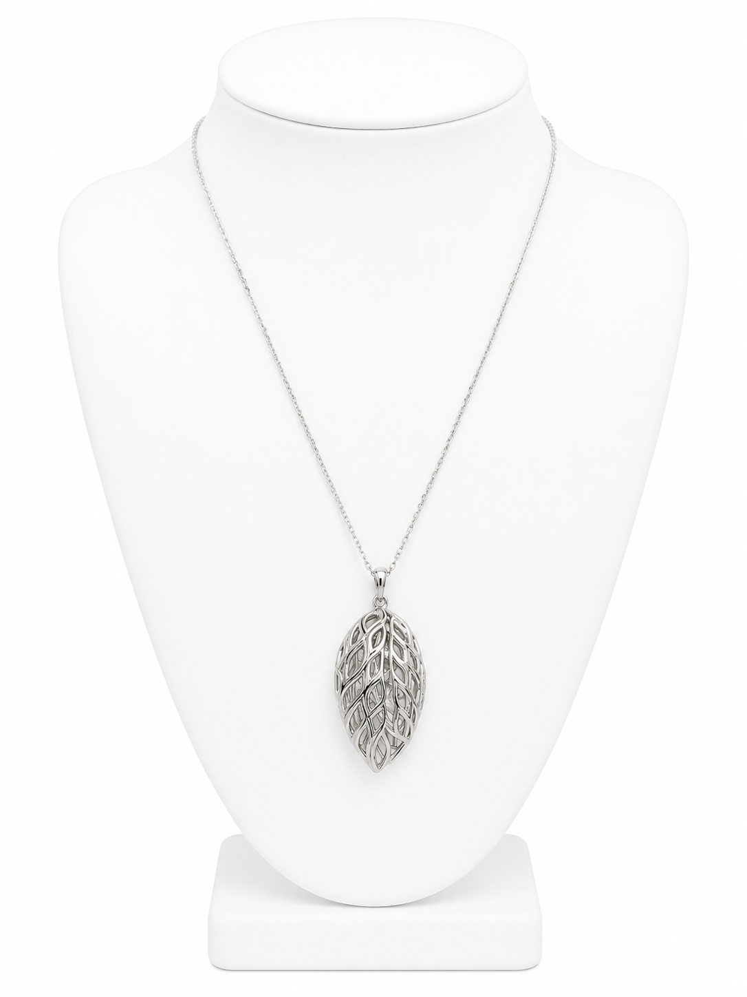 Chamilia Sterling Silver Open Leaf Necklace