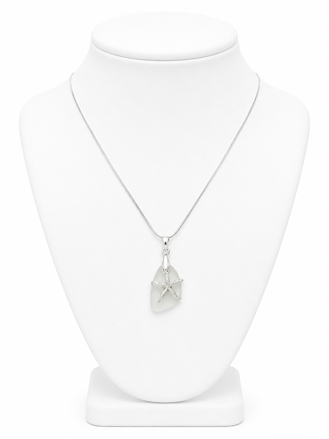 Sea Glass Starfish Necklace