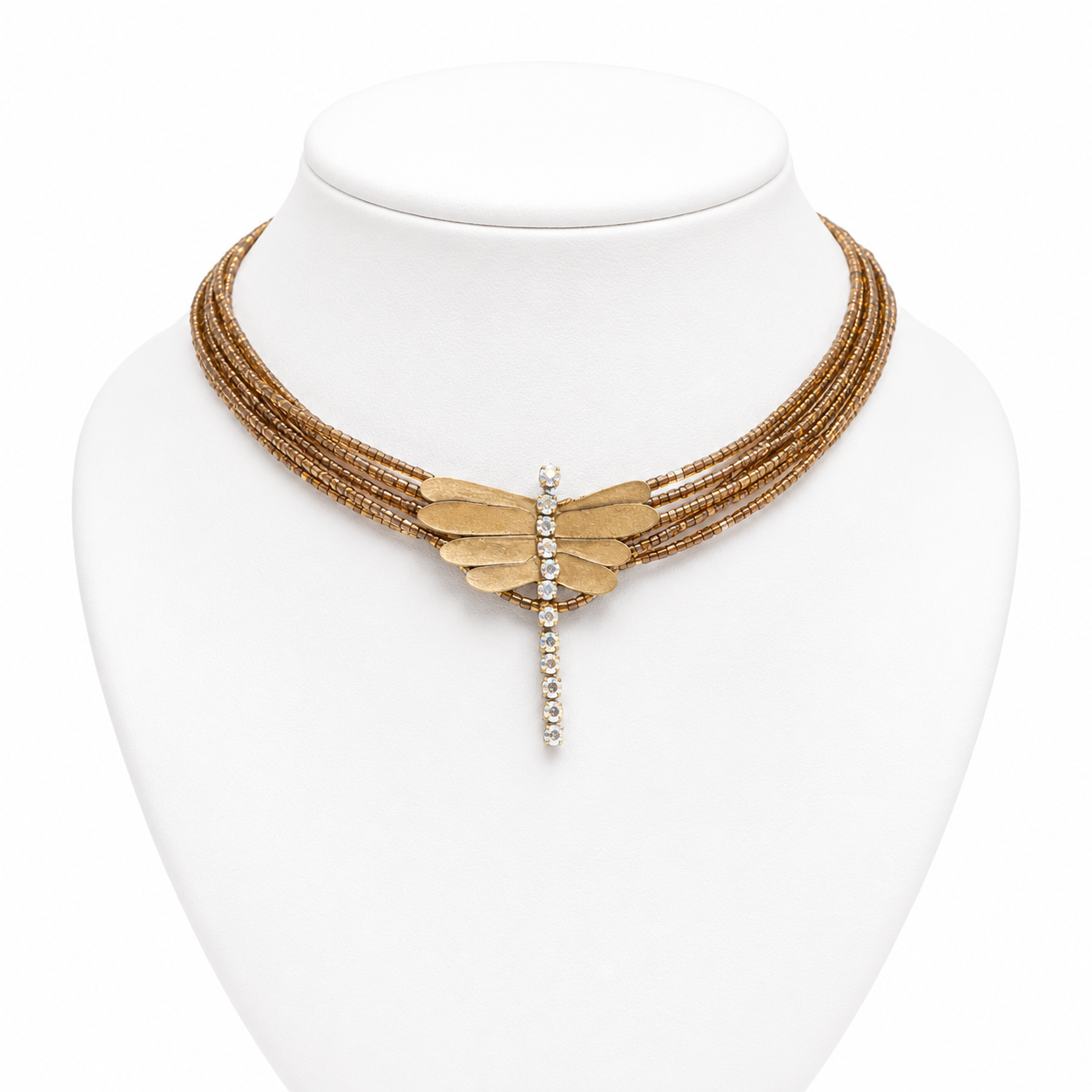 Golden Dragonfly Choker