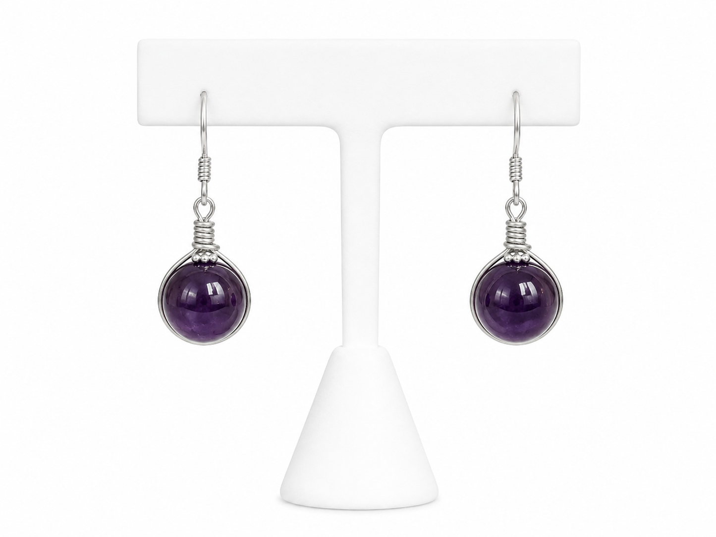 Amethyst Whisper Earrings