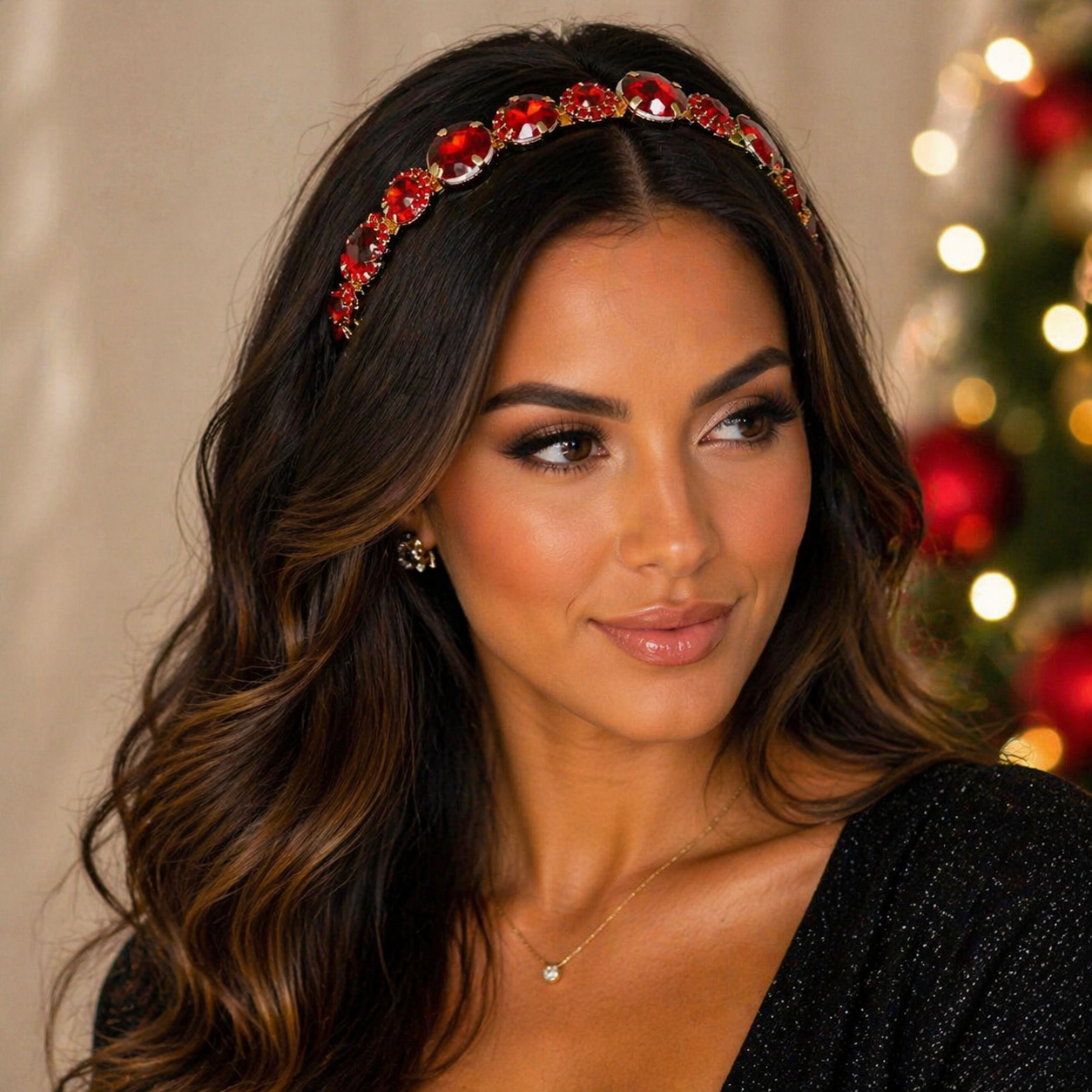 Ruby Radiance Luxe Headband