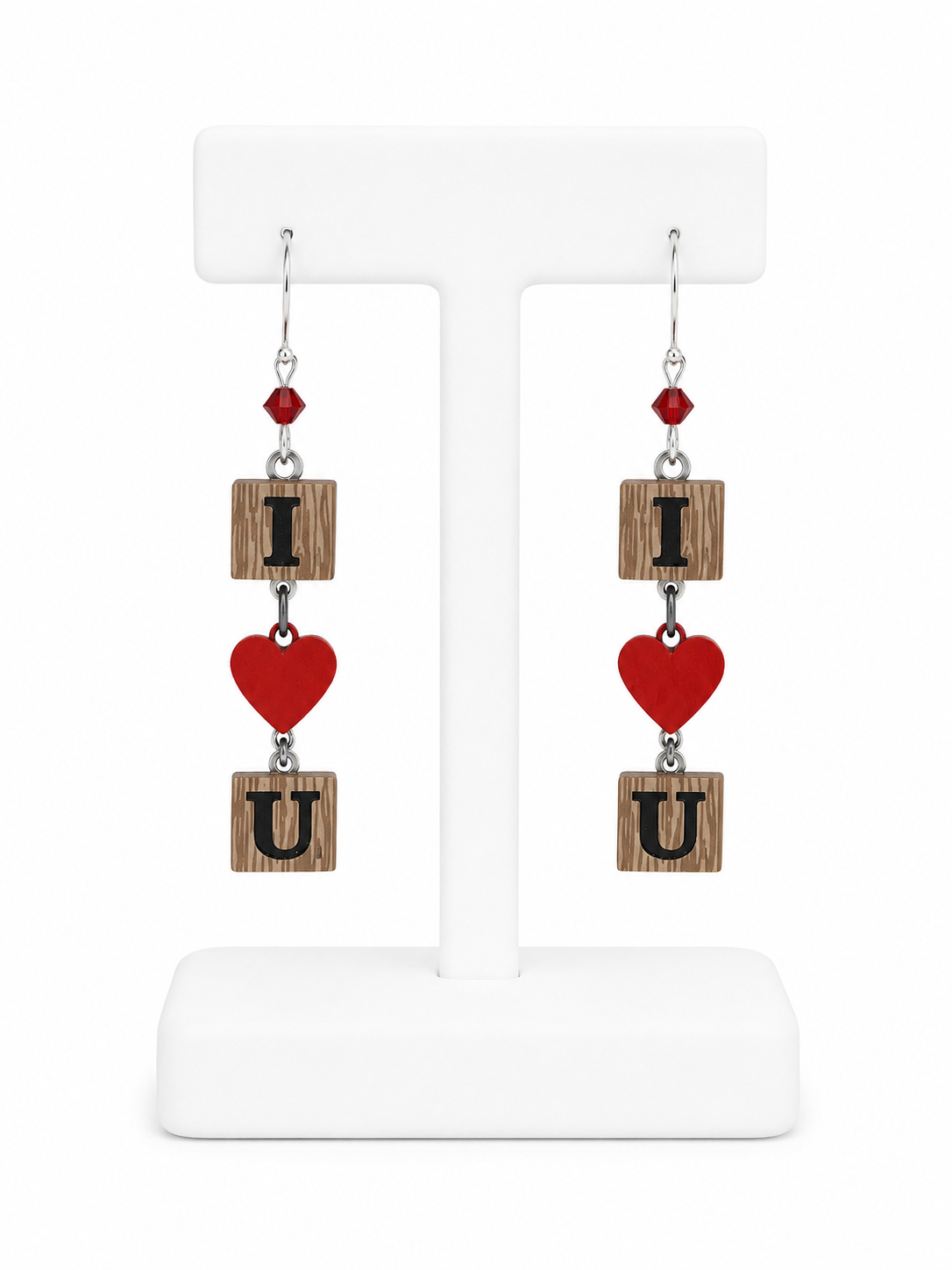 I Love You Earrings