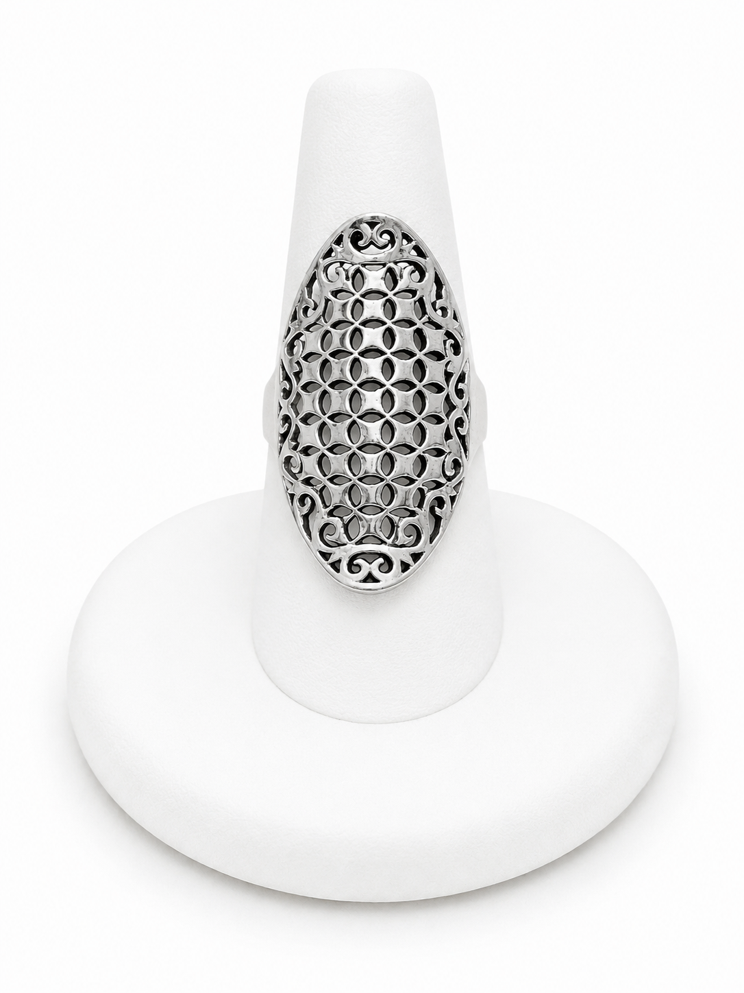 Sterling Silver Filigree Statement Ring
