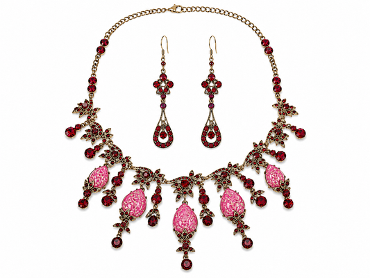 Antique Romance Necklace & Earring Set