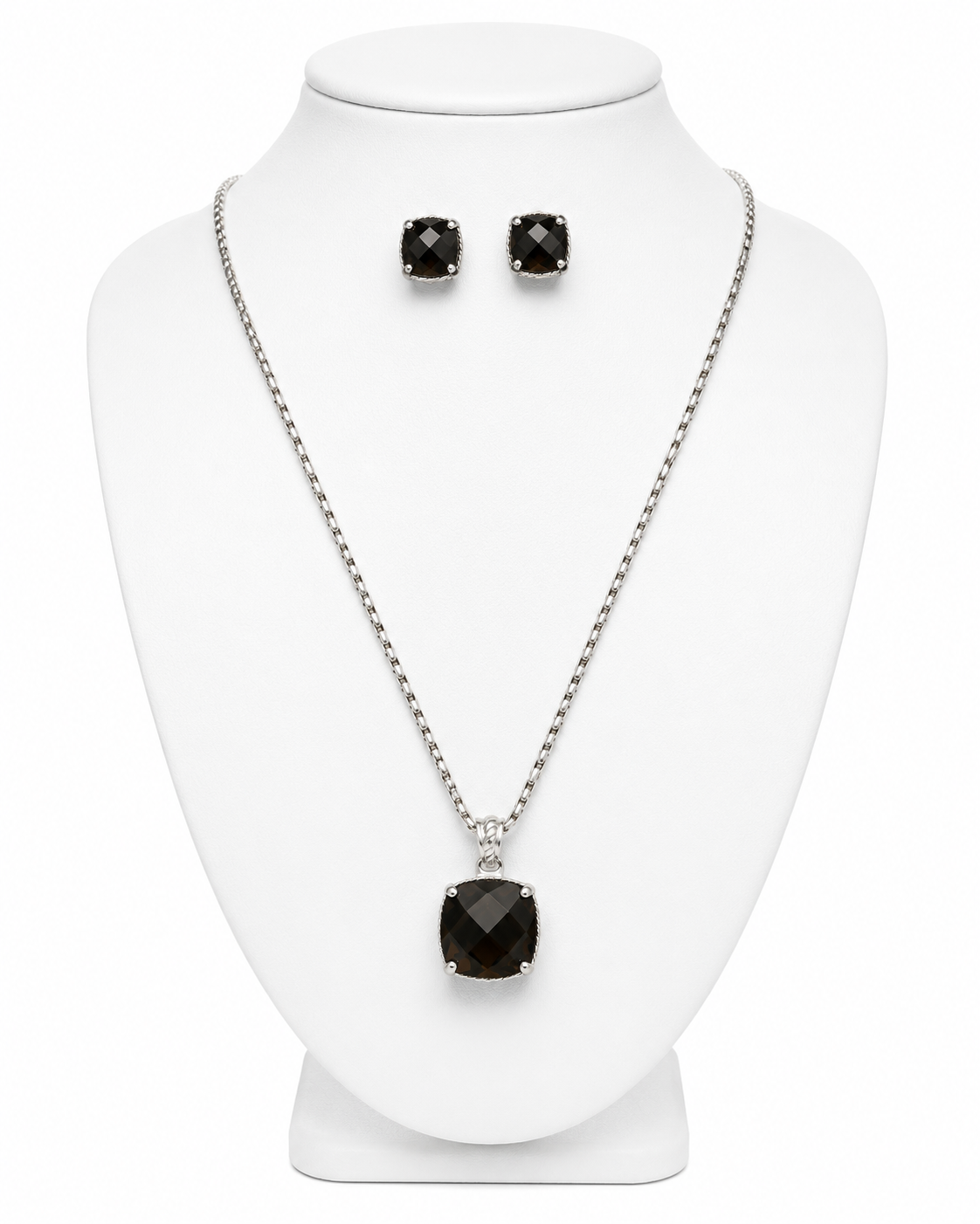 Midnight Elegance Necklace & Earring Set